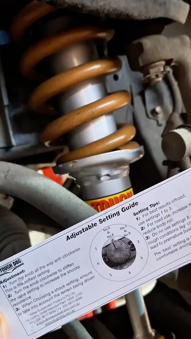 Así se ve un amortiguador ajustable Tough Dog instalado. 🚜💥
Con niveles de regulación manual, adaptas la firmeza en segundos: suave para la ciudad, firme para carga pesada o la trocha más exigente.

📲 ¿Lo quieres para tu camioneta? Haz clic en el enlace de nuestra biografía o escríbenos directamente al WhatsApp de Iguana 4x4 para asesorarte con la aplicación exacta para tu vehículo.
📍 Cll 76 # 46 -25, Barranquilla.

#Iguana4x4 #ToughDog #ToughDogSuspension #AmortiguadoresAjustables #offroadcolombiachalle